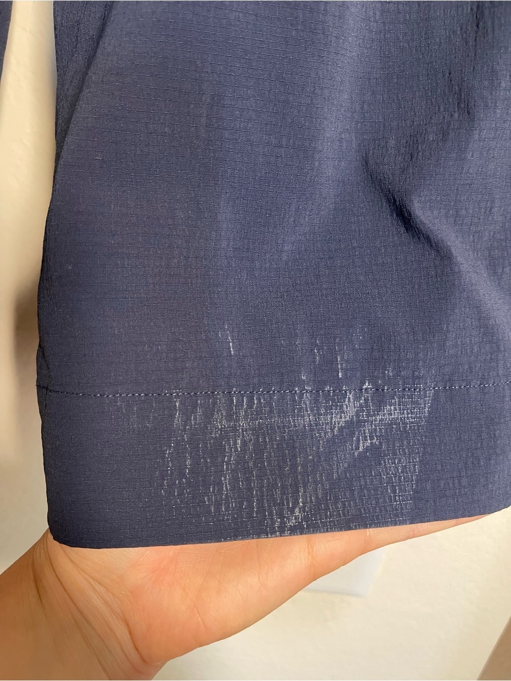 Athleta Trekkie High Rise Baggy Parachute Pants Navy Blue Size L - Picture 15 of 16